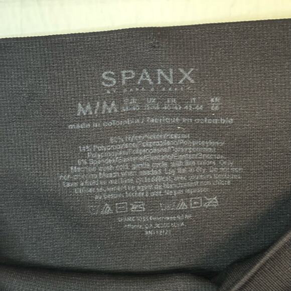 Spanx leggings full length black Aztec design women's size medium - Picture 5 of 5